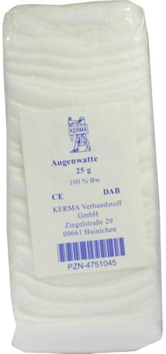 AUGENWATTE BW zickzack Lagen 25 g