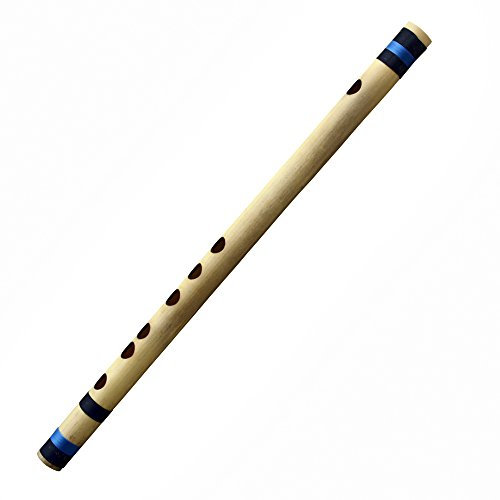 Débutant/musiciens professionnels instruments de musique en bambou flûtes transversales indiennes bansuri (G Tune) 30 cm
