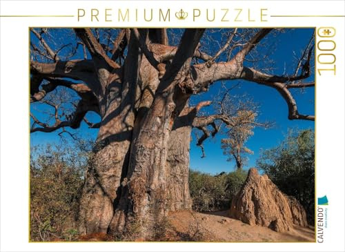 CALVENDO Puzzle Riesiger Baobab in den Makgadikgadi Pans | 1000 Teile Lege-Größe 64 x 48 cm Foto-Puzzle für glückliche Stunden