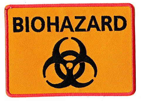 NagaPatches Aufnäher zum Aufbügeln, Biohazard Virus