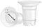 Maymom Flange Inserts 17 mm for Medela, Spectra 24 mm Shields/Flanges, Momcozy/Willow Wearable Cup. Compatible with Medela Freestyle, Harmony to Reduce 24mm Nipple Tunnel Down to 17 mm; 2pc/Each