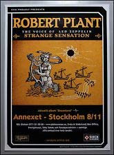 Robert Plant and the Strange Sensation - Stockholm 8/11 - Poster