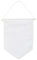 Rayher Hobby Rayher Hobby Rayher 46371102 Stoffwimpel, zum Hängen, Textilwimpel zum Bemalen mit Stoffmalfarbe, 2 Stück, naturweiß, 18x21 cm