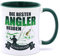 Die besten Angler heißen Wunschname Angeln Tasse Becher Angel Fischer Zubehör Angelzubehör Geschenke für Fischen Karpfen Norwegen Kaffeetasse Anglerzubehör mit Namen Fishing Männer Tassen