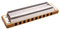 Hohner 1896BX-Eb Mundharmonika, silberfarben