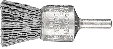 PFERD Pinselbürste ungezopft PBU | Ø 20mm Schaft-ø 6mm SiC-Filament-ø 0,90 | 43298006 – für Geradschleifer, Bohrmaschinen, Biegwellen