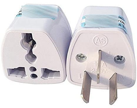 Adattatore di alimentazione universale in tutto il Bianco 1. 0A / 16A 250V Convertitore di presa universale dell'adattatore di viaggio per AU UK US EU Tedesco Francia Corea svizzera Brasile Sudafrica