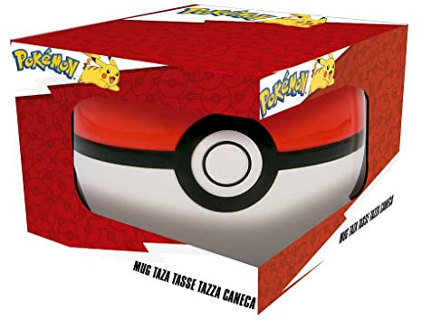 Stor POKEMON - Mug 3D - Mug POKEBALL - tasse de thé - tasse à café - céramique