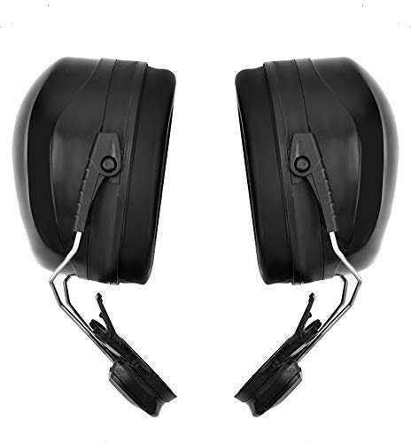 Schutzhelm-Ohrenschützer, Am Helm Anbringbarer Ohrenschützer Helmbefestigung Gehörschutz-Kapseln mit Halterung Kapselgehörschützer ArbeitsohrenschüTzer für die Helmmontage Geräuschunterdrückung