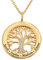 MYKA Personalisierte Halskette mit Kettengliedern und Namen aus Sterling Silber 925 / Vergoldet - Schmuck Geschenk für Damen - Mutter - Freundin (750er vergoldetes 925er Silber)