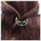 Inilbran Boho Mond Haarspange Vintage Hohlhalbmond Haarspange Clip Silber Mond Haarnadel Clip Minimalistisches Halbmond Haarspange Zubehör für Frauen und Mädchen Kopfschmuck