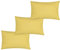 P'tit Basile - Kissenbezug 40x60 cm - Set mit 3 Babykindern Babykissenbezüge - Goldener Gelb - 100% Bio-Baumwolle 57 zertifizierter Sohn ohne schädliche Substanzen - 4 Für Bett 60x120 70x140 cm