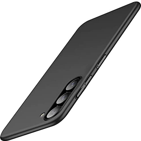 Samsung Galaxy S23 Hülle, Ultra Dünn Matte Handyhülle Slim Schutzhülle Kratzschutz Stoßfest Cover Anti-Rutsch Bumper Case Für Samsung Galaxy S23 Hardcase 6.1 schwarz