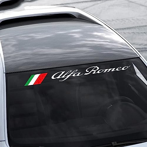 AMENAS Auto-Emblem-Aufkleber, für Alfa Romeo 159 147 Giulietta 4C MITO 156 Körper-Emblem-Abzeichen-Aufkleber, Fahrzeug-Auto-Tuning-Emblem,Dekorationsaufkleber