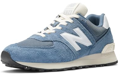 New Balance Unisex 574 U Sneaker, Vintage Indigo White Angora, 42 EU