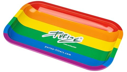 PURIZE® Metall Unterlage | Metallplatte | Unterlage aus Metall | Tray für unterwegs (we Love Diversity)
