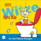 Witze fürs Klo - Wochenkalender 2025 - Heye-Verlag - Aufstellkalender mit viel Humor in jeder Woche - 17,5 cm x 17,5 cm