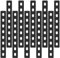 10 Pz Piastra di Giunzione Piana, Staffe Piatte Lamiera Forata, Staffe Piastra di Fissaggio con 8 Foro Fessure, Staffe Perforate Connettore, Lastrina di Giunzione Piatta per Legno (207x24mm)