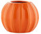 Keramik-Kürbisvase, Kunst, kreative Vase, Dekoration, Heimdekoration, Tischdekoration, Dekoration für Hochzeit, Büro (Orange, 11,5 x 14 cm)