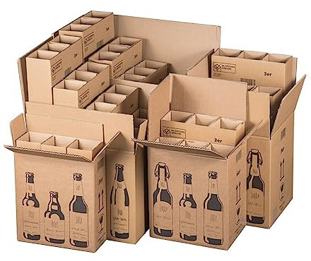VEPATIM 5 Bierversandkarton für 3 Bierflaschen mit DHL Zertifizierung
