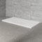 NRG 1800x1000mm SMC Rectangle Shower Tray White with Fast Flow Waste for Bathroom Enclosures