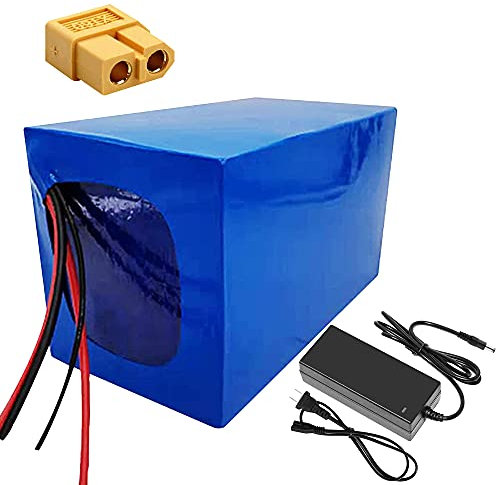 SSCYHT Batería de Motocicleta de 72 V, 40 Ah, 30 Ah, 20 Ah, batería de Litio de 72 voltios, batería de Repuesto Recargable para Motor de 1800 W, 2000 W, 2300 W con Cargador y BMS,Xt60,72V 20Ah