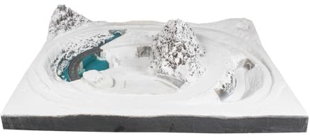 NOCH Fertiggelände „Wolkenstein“, winterliche Modellbau Landschaft, ideal für Spurweite Z perfekt zum Gestalten von Modellbahnanlagen