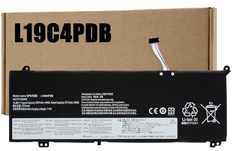 BLESYS L20M4PDB L19M4PDB L19C4PDB 15,36V 60Wh Akku für Lenovo ThinkBook 14s Yoga ITL (20WE) PC Notebook L20C4PDB L20L4PDB L20D4PDB