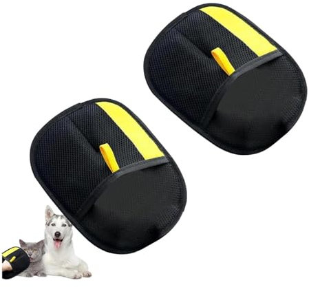2 Stück Pet Hair Remover Glove, Fell Magnet Handschuh, Wiederverwendbare Antistatische Handschuhe Doppelseitige Fellpflegehandschuhe Für Reinigung, Haarentfernung Und Schönheitszwecke