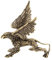 FLCPJGV Messing Greif Statue Greif Skulptur Home Office Desktop Decor