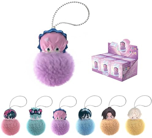 YJacuing Alien Stage Free Stage Series Blind Box Pom Pom Porte-clés Anime ALNST Mystery Peluche Sac Peluche