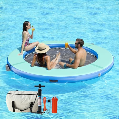 SPECRAFT 8 FT Round Inflatable Water Hammock for Adults