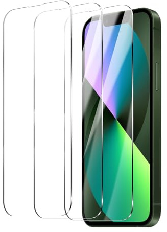Lyootam 3 Stück Schutzglas für iPhone 13 mini, 9H Härte Displayschutz, gehärtetes Glas, blasenfrei, kratzfest, HD klar