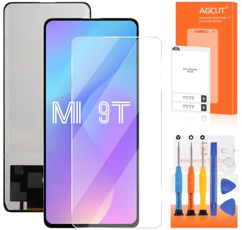 AGCUT - Pantalla LCD para Xiaomi Mi 9T / Mi 9T Pro LCD Display para Redmi K20 / K20 Pro 6,39 pulgadas, pantalla de repuesto digitalizador Touch Screen Asamblea con reparación, color negro