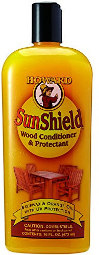 Howard SWAX16 473 ml/16 oz Sun Shield Outdoor Möbel Wachs mit UV-Schutz