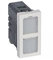 Legrand 078502 Mosaic Voyant, Double, 230V, 1W, 1 Module avec 4 Étiquettes de Couleur, Antimicrobien