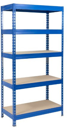 Office Marshal® Steckregal Grizzly - 4 Größen - 175kg Tragkraft/Boden, TÜV/GS-geprüft - kombinierbar 90x220x60