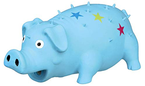 Trixie Latex-Schwein mit Sternen für Hund, 16 cm, 4 Stück