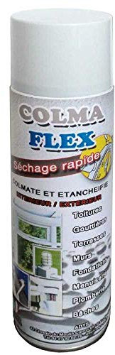 Colmateur - Spray bituminoso para impermeabilización/sellado de techos, 500 ml, color blanco - Ref. 320630