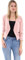 Malito Blazer sous Basic-Look avec Fermeture-éclair Costume 6040 Femme (M, Rose)