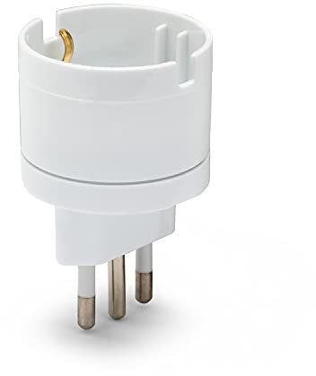 VELAMP Adapt-It-10S Adattore da Schuko a Spina Piccola 10A, 1 Pezzo