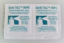 Skin Tac Wipes (2 Pack Sample) – Hypoallergenic, Non-Latex, Skin Adhesion Aid for Medical Tape & Appliances, Fragrance-Free
