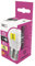 Les emos zq1120 Ampoule LED a +, Classic Mini Globe, blanc chaud, verre, 6 W, E27, transparent, 4,7 x 9 cm