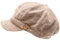 MIRMARU Klassische Mütze für Damen, mit Visier, Baker-Boy-Stil, Newsboy, Cabbie, Winter, gemütlich, mit komfortablem, elastischem Rücken, Chenille, Taupe, Einheitsgröße-M