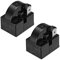 sourcingmap 2 Pcs 15 Ohm 1 Pin Refrigerator Start Relay for Compressor Black