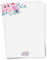 Briefpapier Set Aquarell-Blumen Rose I 50 Blatt 90 g/m² DIN A4 I stilvolles Schreibpapier vielseitig verwendbar grün rosa I Geburtstag Urkunde Speisekarte I dv427