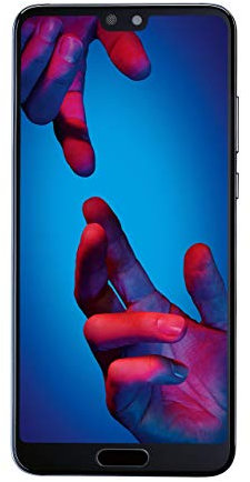 Huawei P20 Smartphone avec SIM unique 128 Go/4 Go Bleu nuit (version anglaise) (reconditionné)