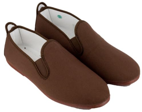 javer 55-1 - Zapatilla Kung-FU Lona Mujer Color: Marron Talla: 38