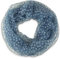 fashionchimp Loop Sommer-Schlauchschal für Damen mit Ausbrenn-Muster, Baumwolle und Polyester, leichter XXL Schal (Blau-Punkte)