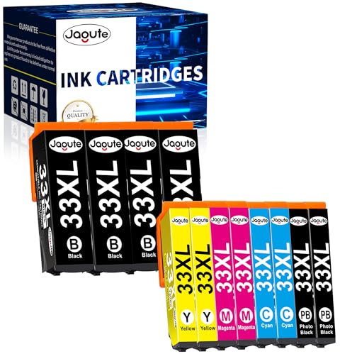 12Pack 33XL Druckerpatronen Multipack für Epson 33XL 33 XL Tintenpatrone Kompatibel für Epson Expression Premium XP-530 XP-540 XP-630 XP-635 XP-640 XP-645 XP-7100 XP-830 XP-900